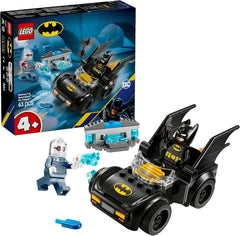 LEGO DC Batman: Batman & Batmobile vs. Mr. Freeze - Superhelte-billegetøj med 2 minifigurer - Isskyder med ildelementer - Gave til drenge og piger fra 4 år 76301 Byggesæt Besuche den LEGO-Store Standardtitel