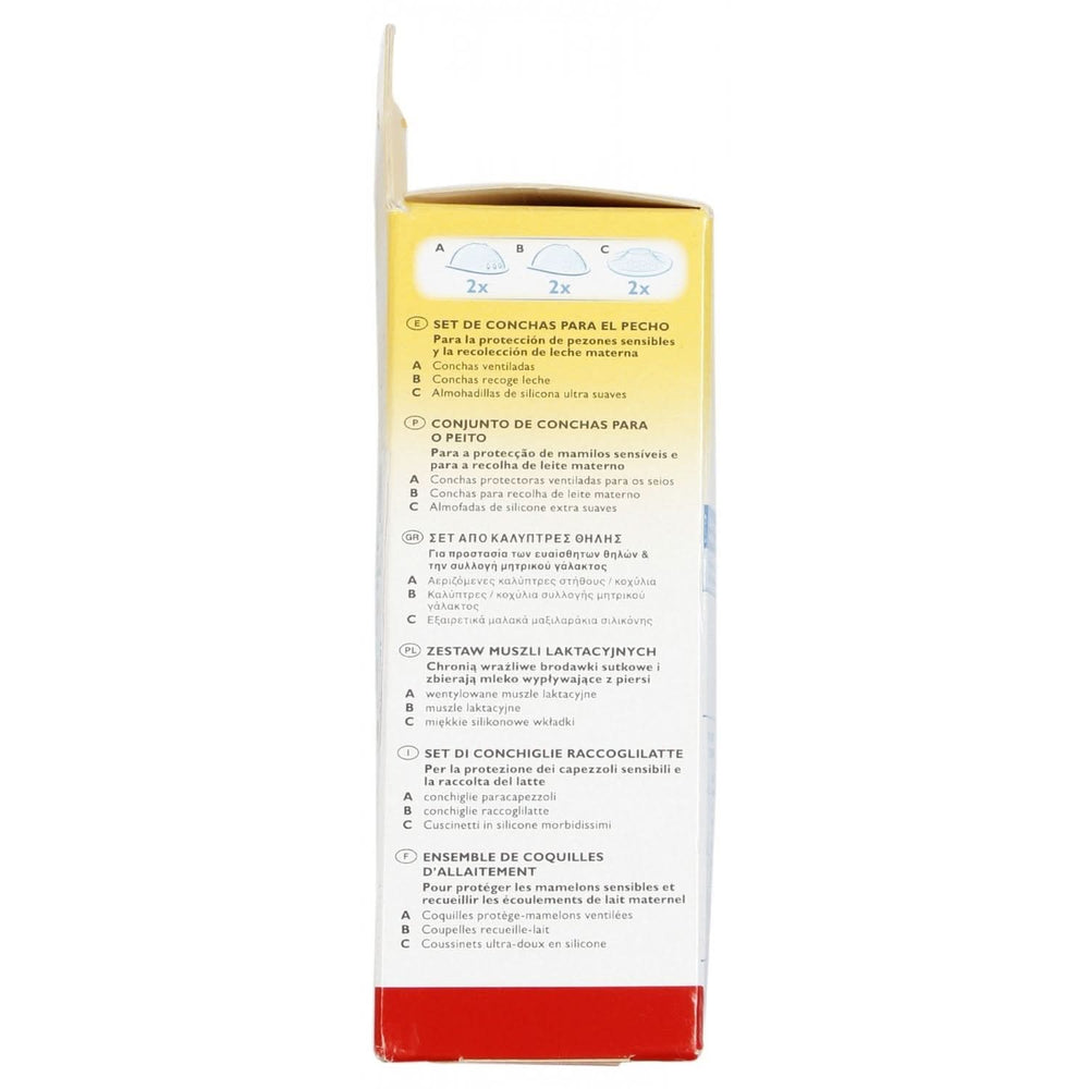 NUK Brustchalen-Set, 6-Teiliges Komplett-Set Tilbehør Mad og Amning Bebe Naty Shop