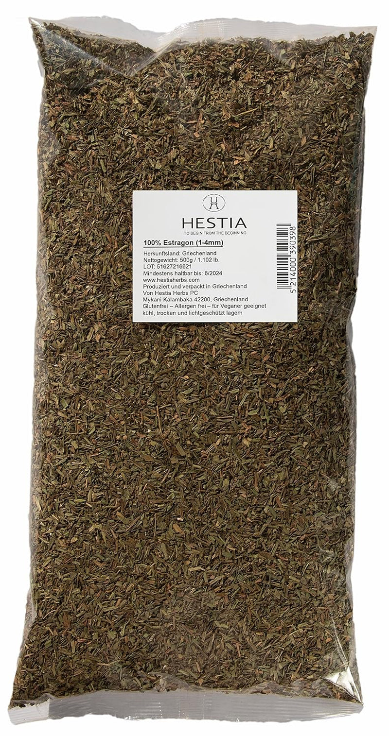Hestia Urter Griechischer getrechtenter Oregano 500 g, Allergenfrei – Vegansk – GVO-frei