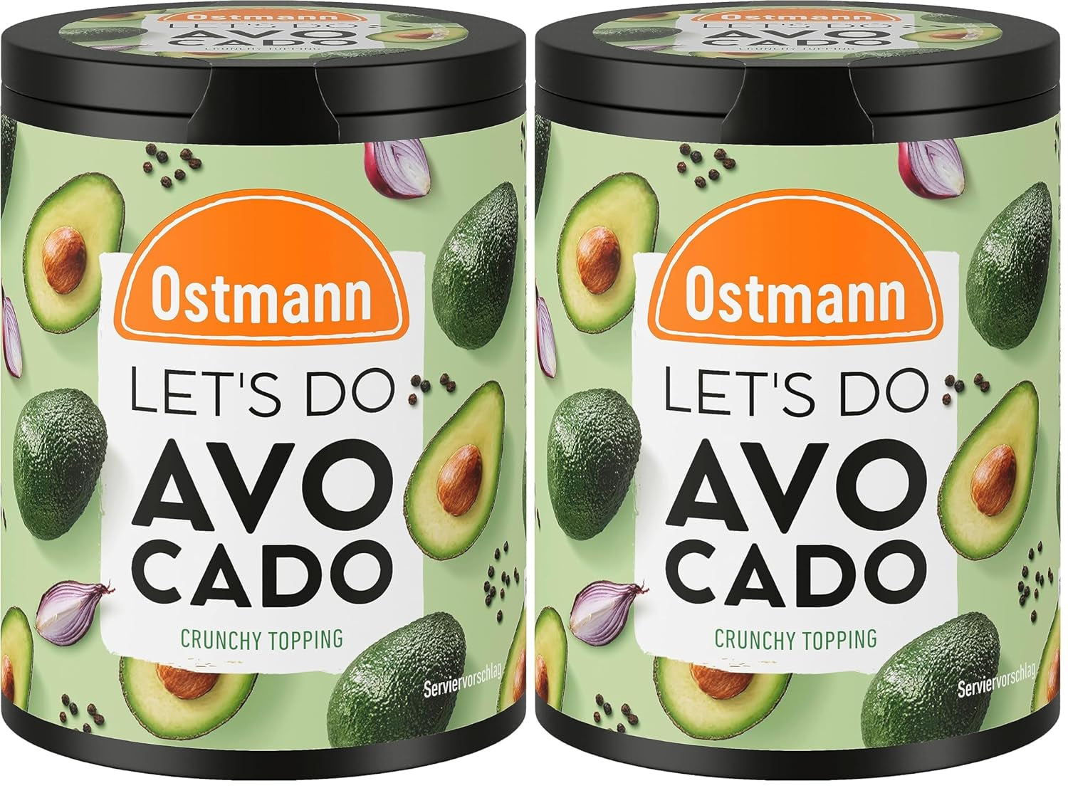 Ostmann Gewürze - Let's Do Avocado | Gewürzsalz für Avocado, Guacamole eller Bowls | Crunchy Topping med Gewürzen, Kräutern og schwarzem Sesam | 70 g i Metalldose genbrugsbar