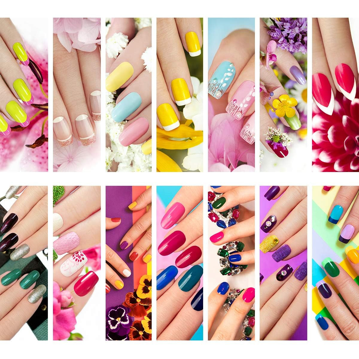 500 buc unghii artificiale naturale false artă completă sicriu unghii sfaturi pentru femei fete