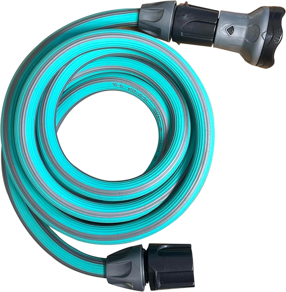 Furtun de grădină extensibil până la 7,5 metri, 1/2" (12,5 mm), cu duș de mână și 8 funcții, Idroeasy