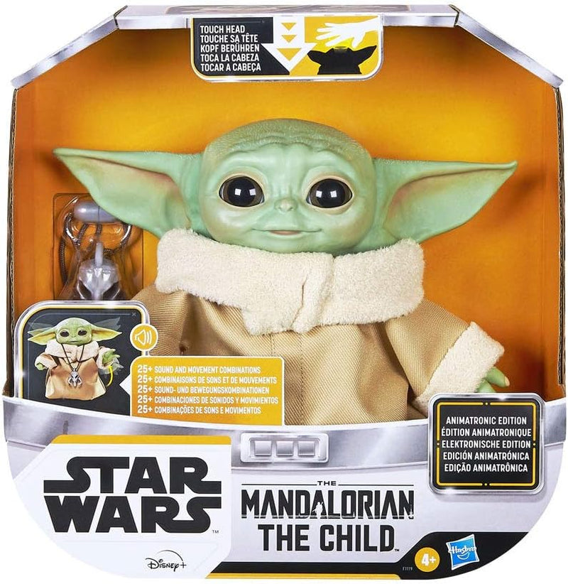 Star Wars Hasbro Gaming the Child Electronic Edition cu peste 25 de combinații de sunet și mișcare, jucăria Mandalorian Action figures Naty Shop