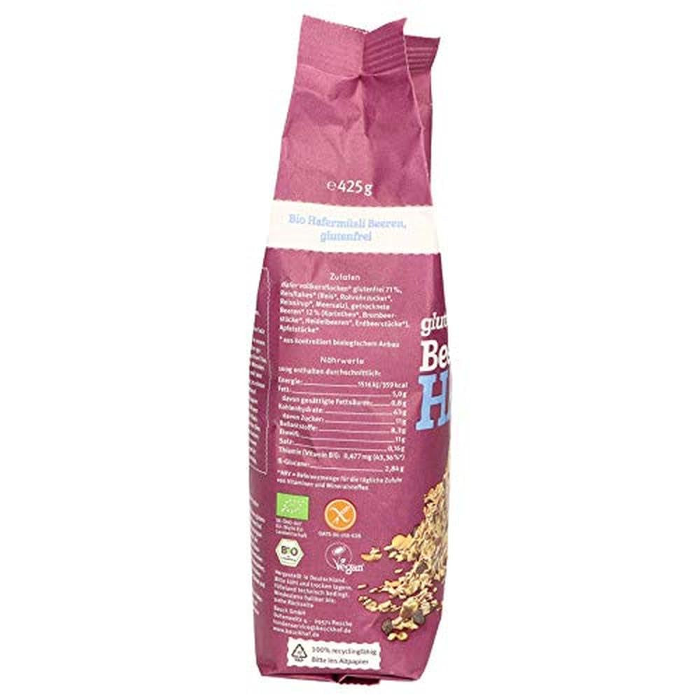 hof havre-müsli med bær, glutenfri (425 g) - Bio