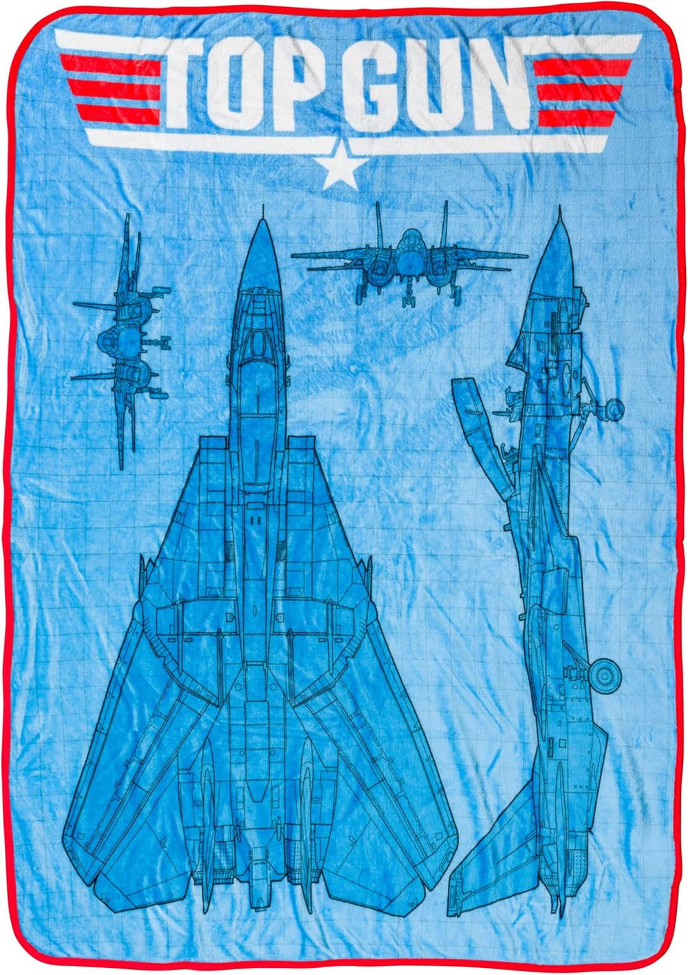 Silver Buffalo Garfield hængende tæppe, fleece, 114,3 X 152,4 cm Senge og tæpper Silver Buffalo Top Gun: Maverick