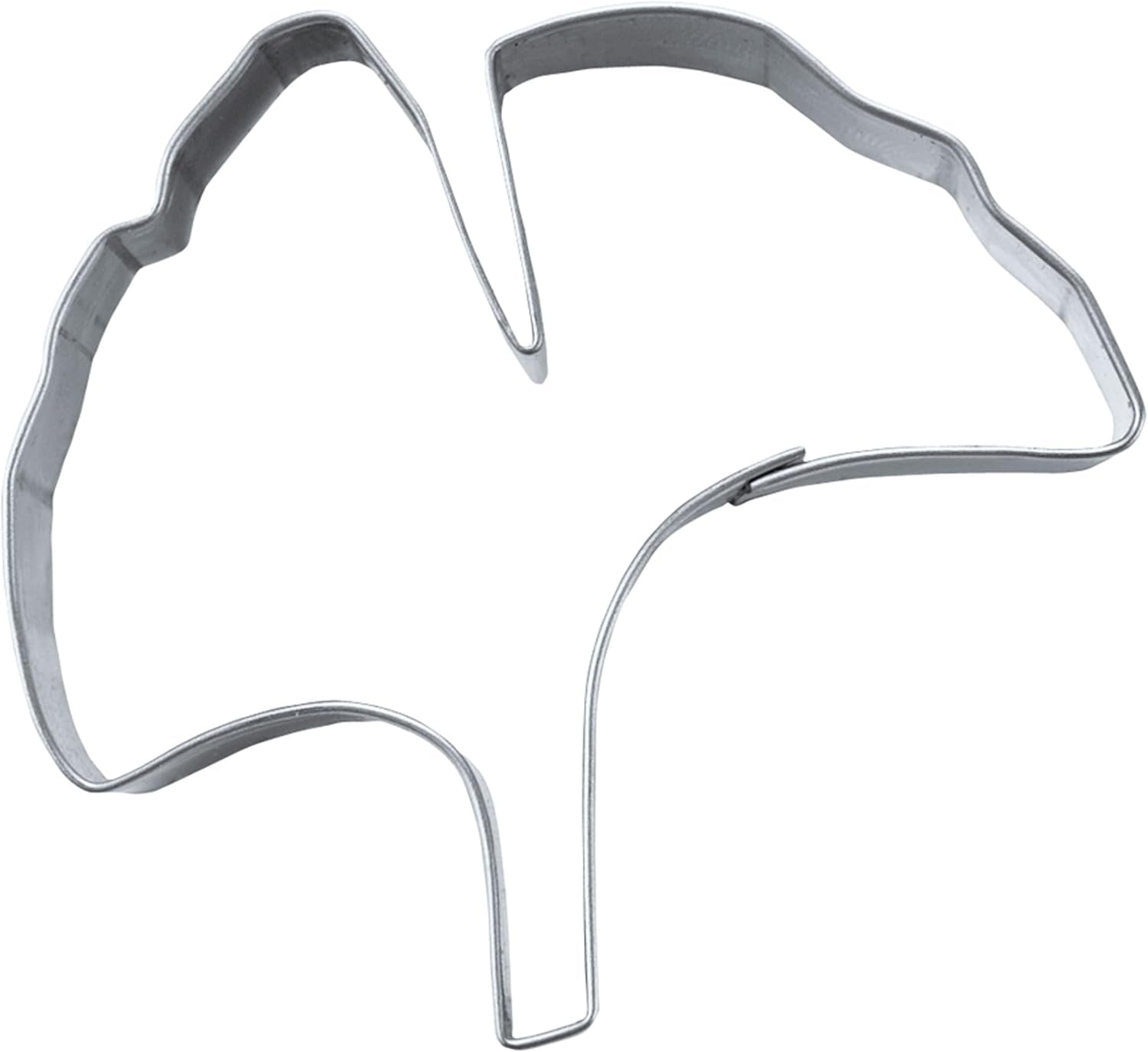 Städter Ginkgo Leaf Cookie Cutter, 6,5 cm, Argintiu