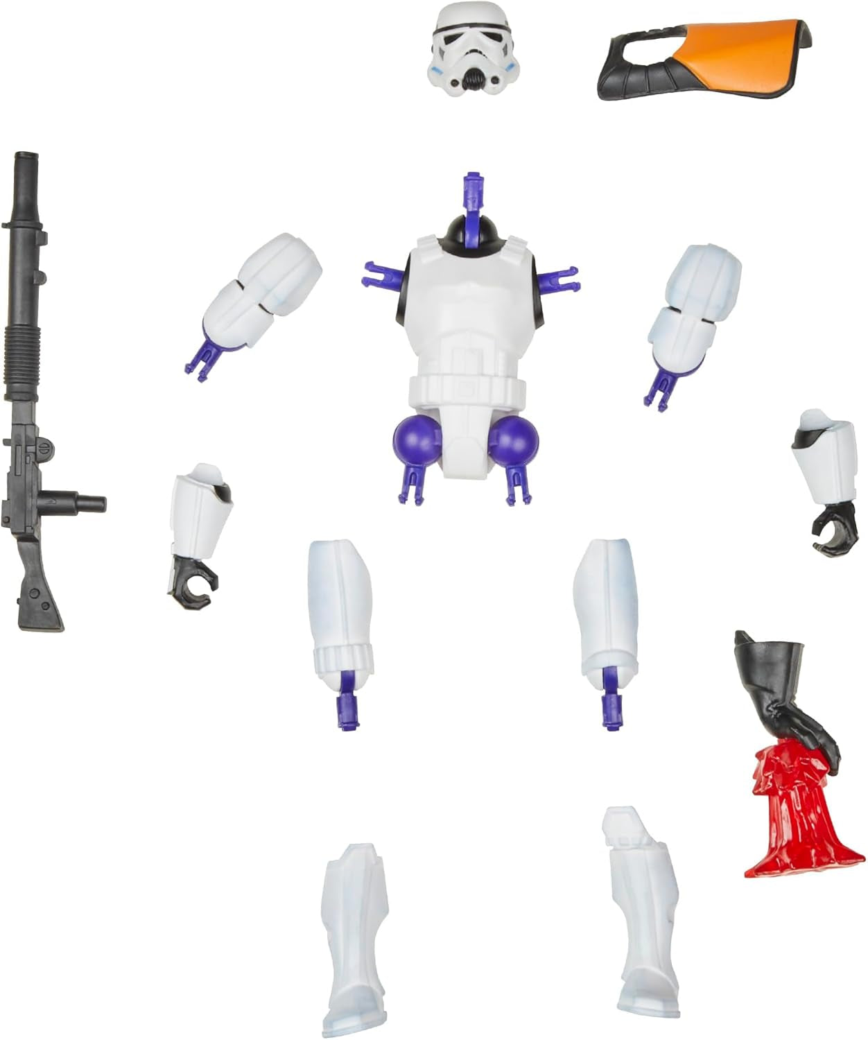 Star Wars Mixmashers Stormtrooper, der kan tilpasses mix-og-match actionfigurer og tilbehør Actionfigurer Naty Shop
