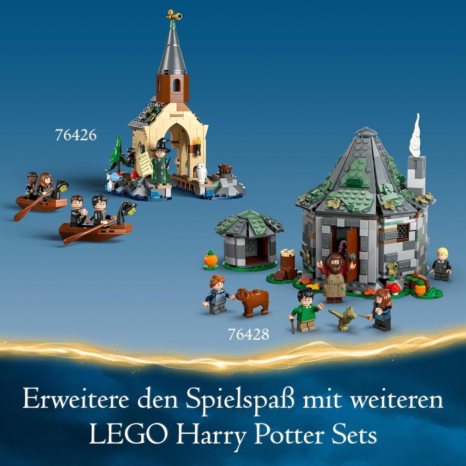 LEGO Harry Potter Owlery på Hogwarts Slot, eventyrsæt med legetøjsdyr og 3 minifigurer, filmlegetøj til børn, gave til piger, drenge og alle fans fra 8 år 76430 Byggesæt Besuche den LEGO-Store