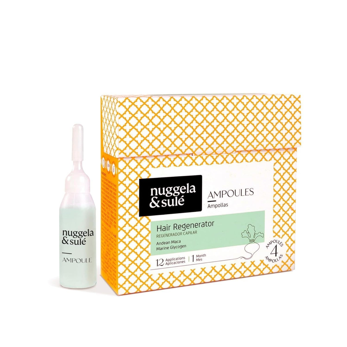 Nuggela & Sulé Hair conditioner ampuller, øger hårets tæthed og styrke Hårpleje Nuggela Default Title