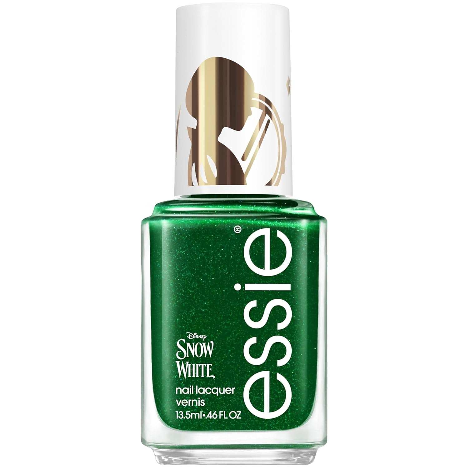 essie Nagellack – nr. 1004 seize the crown, Grün, professionel Maniküre in der limitierten Schneewittchen-Edition, farbintensive, 13,5 ml
