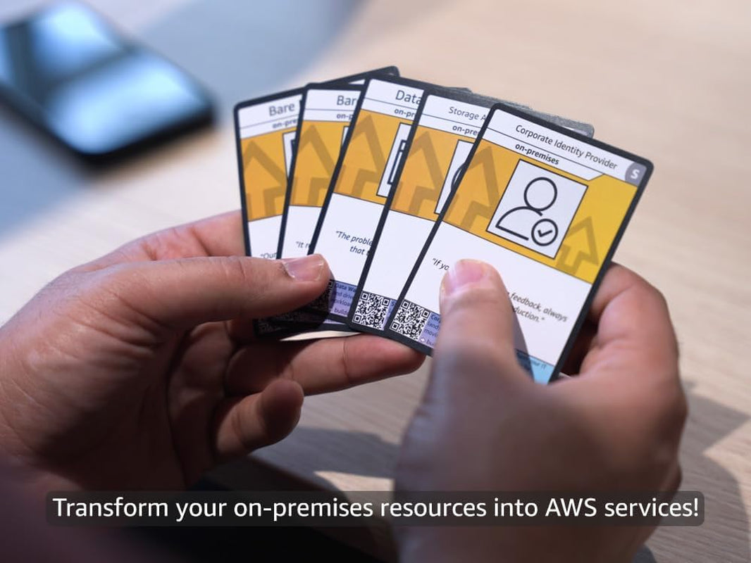 BuilderCards - Cloud Architecture Card Game - Basic Game (engelsk), Hvid