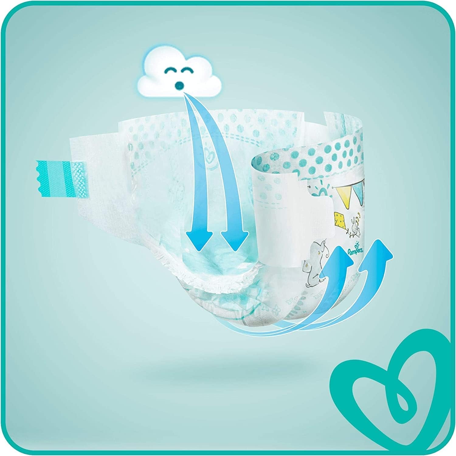 Bleer PAMPERS Baby-DRY str. 7 123