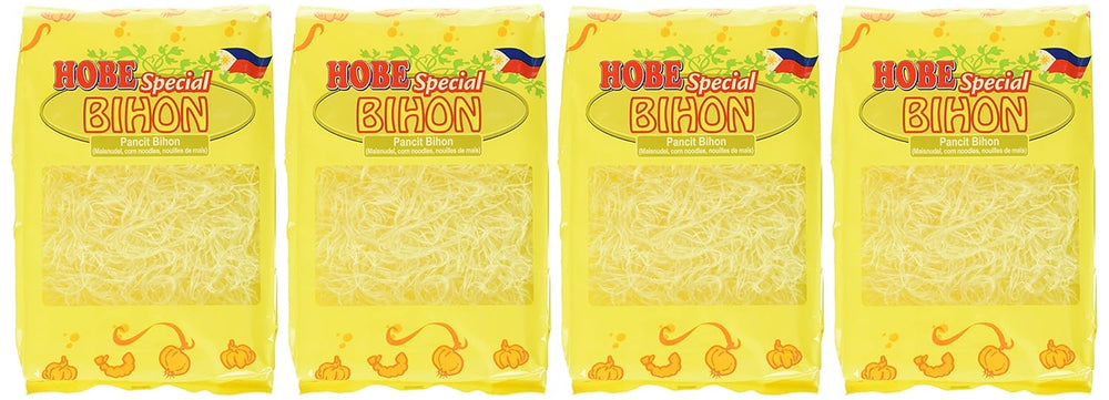 Pancit Bihon nudler, pakke med 4 (pakke med 4 x 227 g)