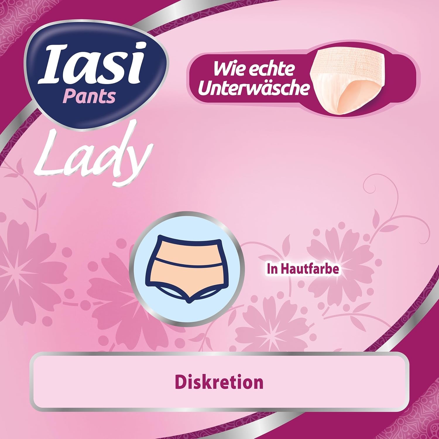 LADY Pants 48 Engangsurininkontinensbukser Absorbans Plus Størrelse S til kvinder 48 stk.