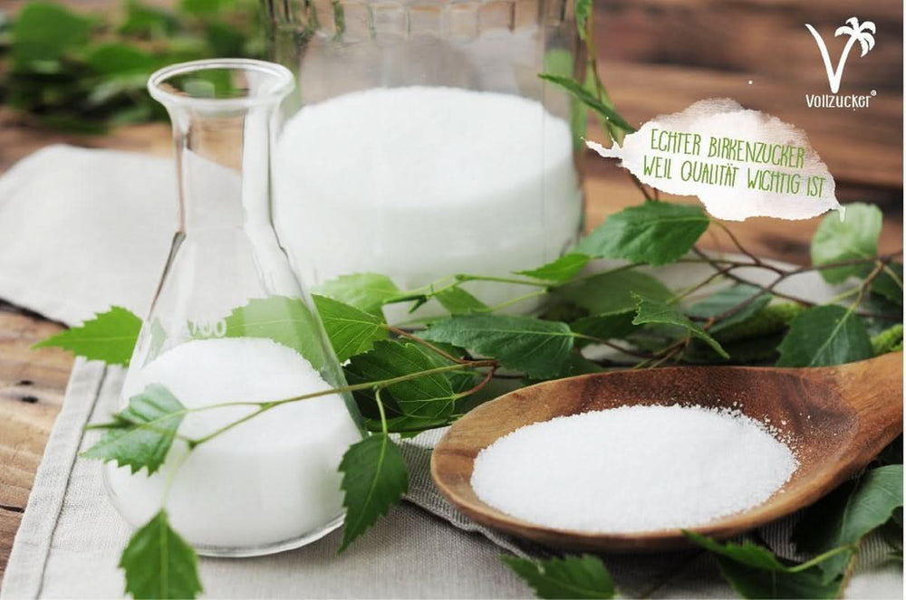 Ægte birkesukker (Xylitol) fra Finland, 1 Kg Sweeteners Naty Shop