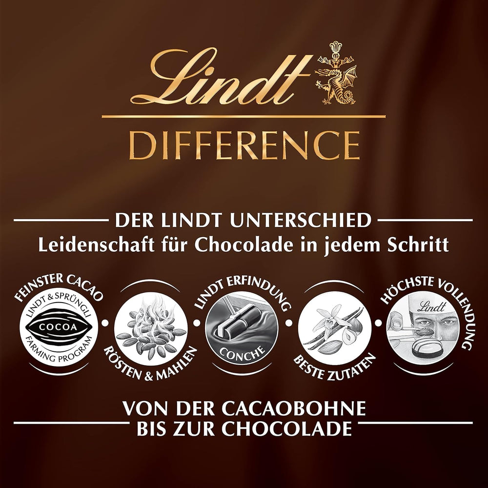 Påske Variety Pack Lindt Chokolade LINDOR | 1,2 kg | 2 GULD BUNNY Mælkechokolader og 8 LINDOR-varianter: Mælkechokolade, Noisette, Mørk, Hvid, Sort 60%, Karamel, Saltet Karamel, Stracciatella | Påskechokolade | Påskeharen