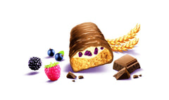 Balisto Chokoladepakke Bulk, Yoberry, korn & Yoghurt Chokoladebarer, 8 x 18,5 g, Chokolade, Müslibarer, Chokolade Bulk Pack (148g)