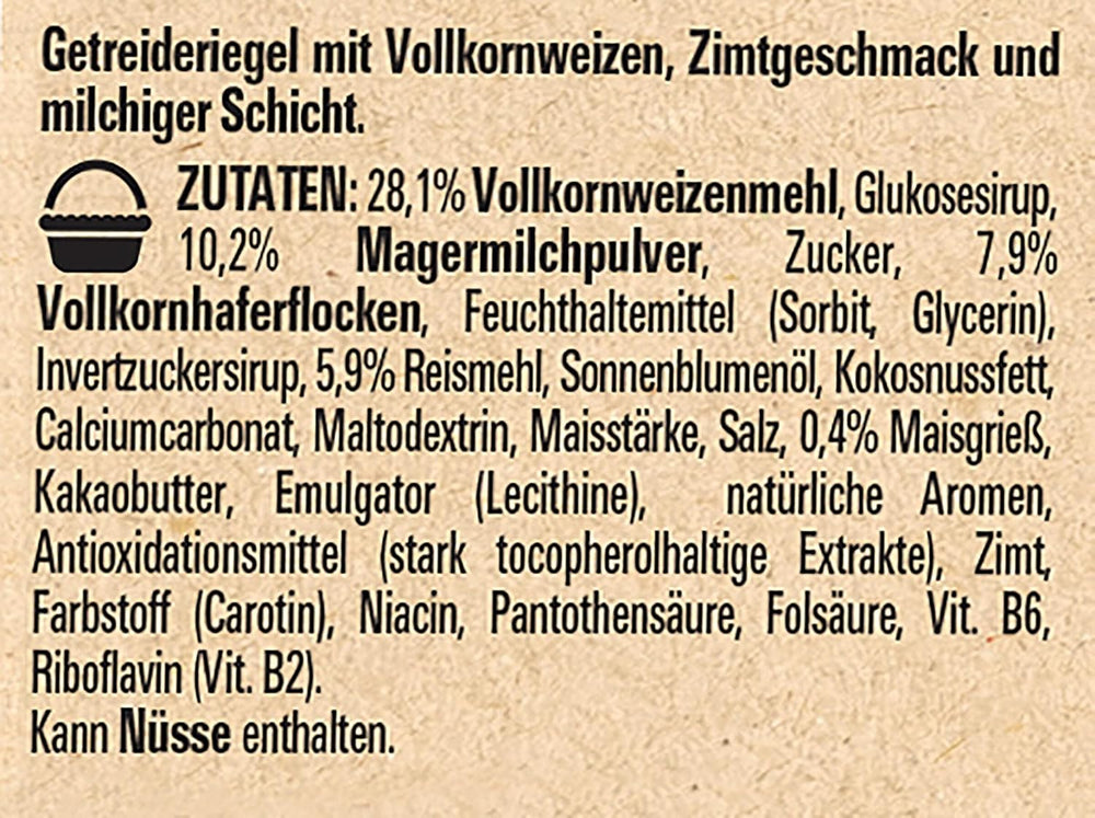 NESTLÉ CINI MINIS kanelstænger, fuldkorns-calcium-sprød snack, 8-pak (4 x 25 g hver)