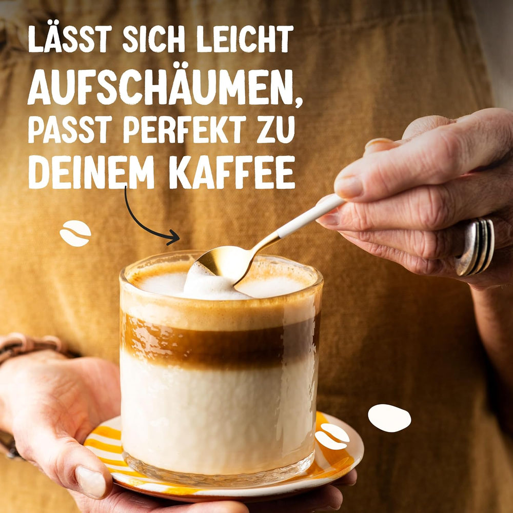 Alpro Barista Haferdrink – Zum Aufschäumen – Vegan und milchfrei – Von Natur aus lactosefrei – Rich an Ballaststoffen, Calcium og Vitaminen – 8 x 1 L – Haltbar