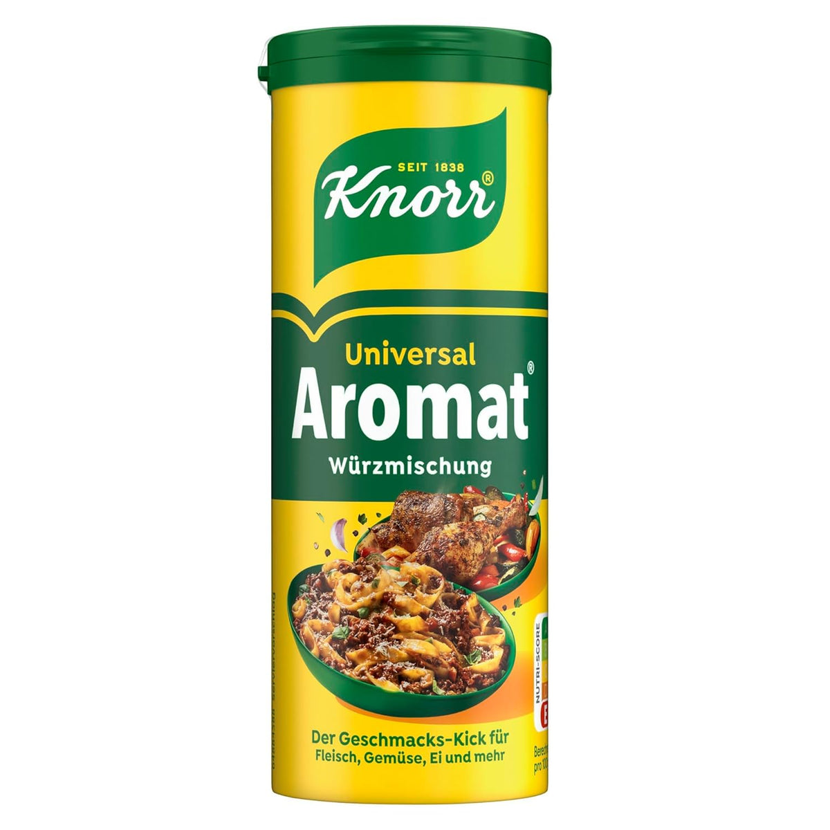 Knorr Würzmischung Universal Aromat für schnelle Gerichte zum Krydderi og krydring af kød, grøntsager, saucer og mere 100 g