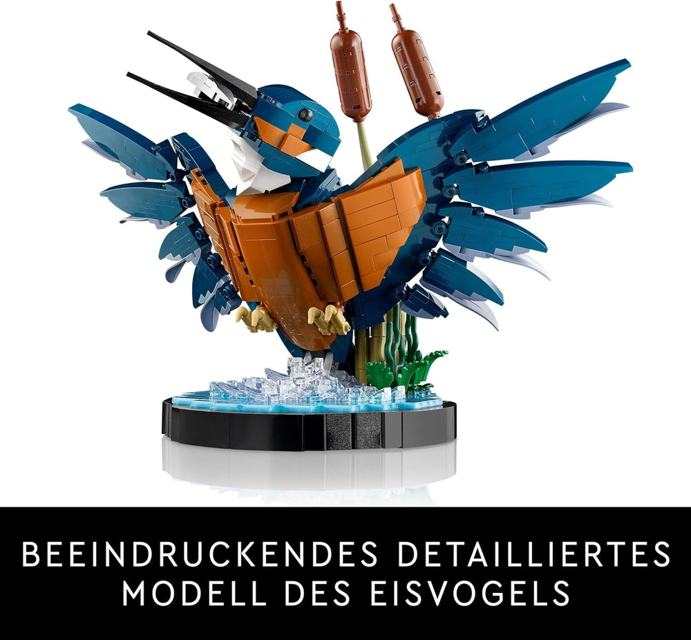 LEGO Icons Kingfisher Modelbyggesæt til voksne, Fuglefigur til stue eller kontor, Dekorationer til hjemmet og kontoret, Gave til fugleelskere og ornitologer, Kvinder og Mænd 10331 Byggesæt Besuche den LEGO-Store