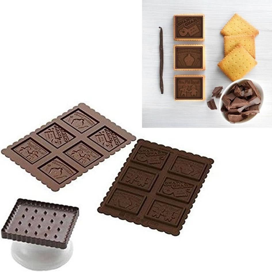 Silikomart 22.164.77.0165 CKC04, kageudstikker, Silicon Gnam Gnam Shape, 6 hulrum. (CKC04) Køkken Naty Shop