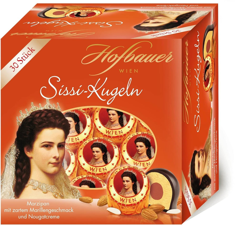 Hofbauer Wien Sissi Balls Box 600 gram (30 stk.) Chokolade Slik Naty Shop