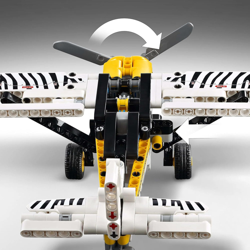 LEGO Technic Propel Fly byggelegetøj til børn Gave til drenge og piger 8 år gamle 4-cylindrede stempelmotor Roterende propel Flymodel 42198 Byggesæt Besuche den LEGO-Store