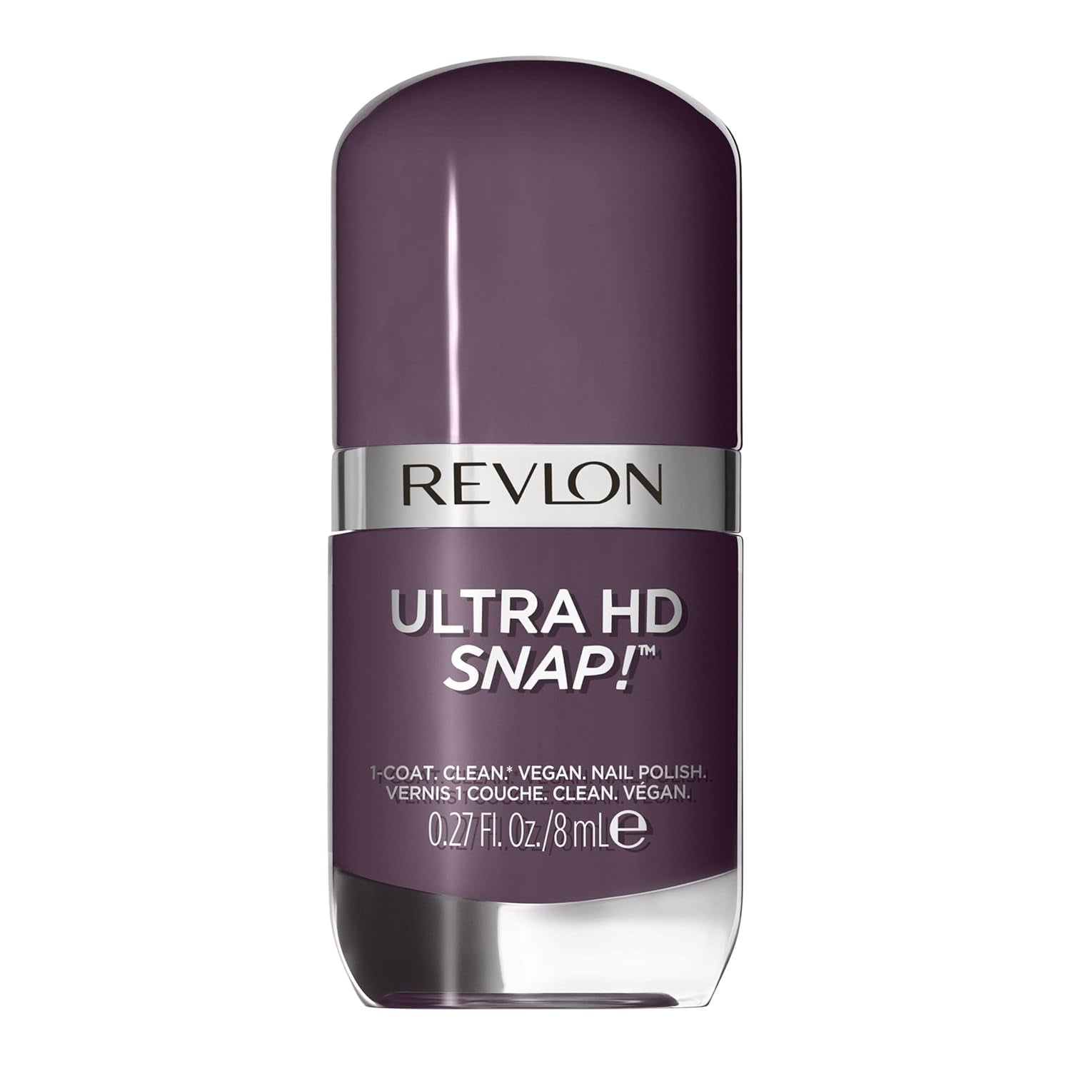 Revlon Ultra HD SNAP! Neglelak, blank neglefarve, 100 % vegansk formel, ingen base eller topcoat påkrævet, 033 jordet, 8 ml