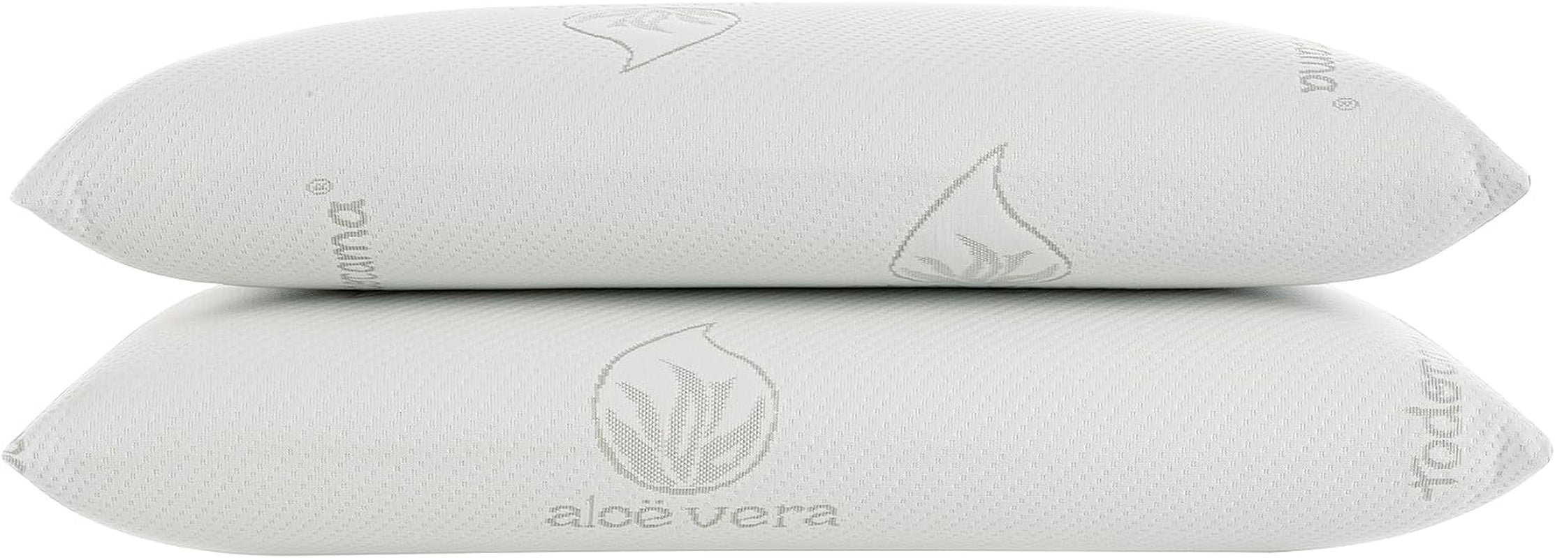 Todocama - Pernă de memorie, aloe vera, 2 bucăți, 70 cm, alb Perne standard Naty Shop