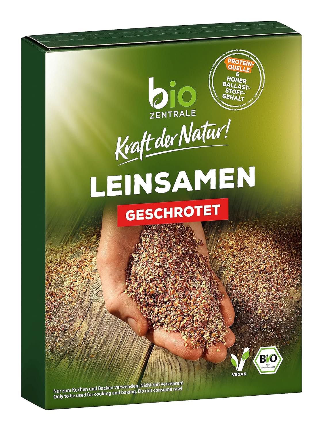 Biozentrale, brødbageblanding med hampefrø og hørfrø, økologisk, 500 gram Kitchen Naty Shop 200 gram Malede hørfrø