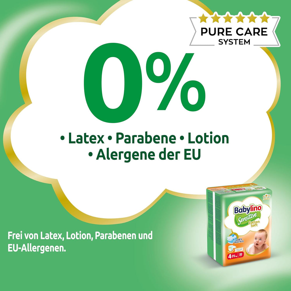 Babybleer Sensitive str. 4, Maxi (8-13 kg), 20 stk