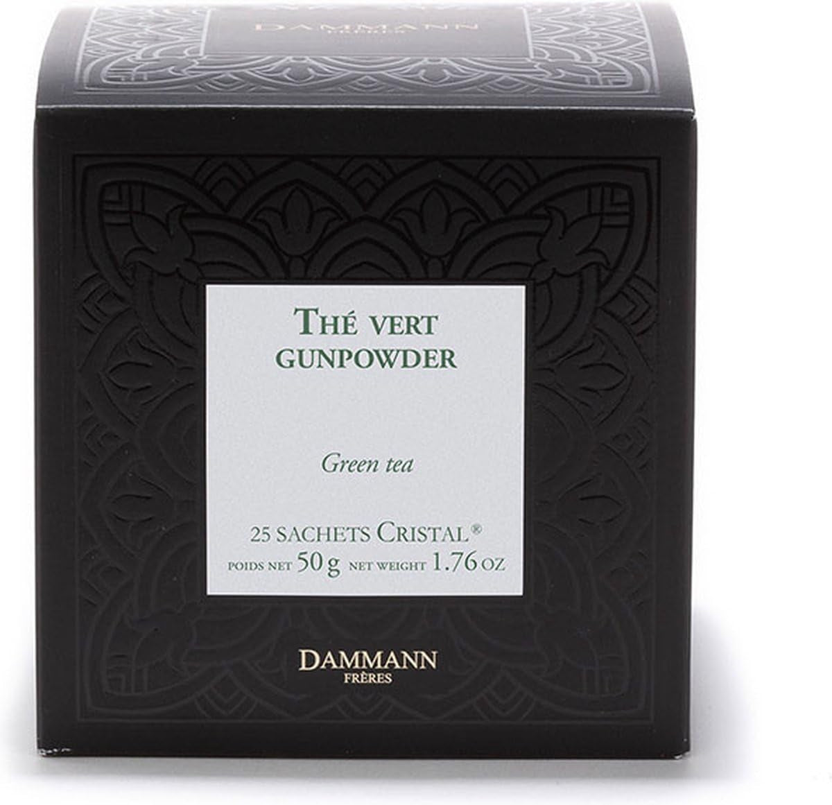Ceai verde Dammann Gunpowder 25 pliculețe Kristal