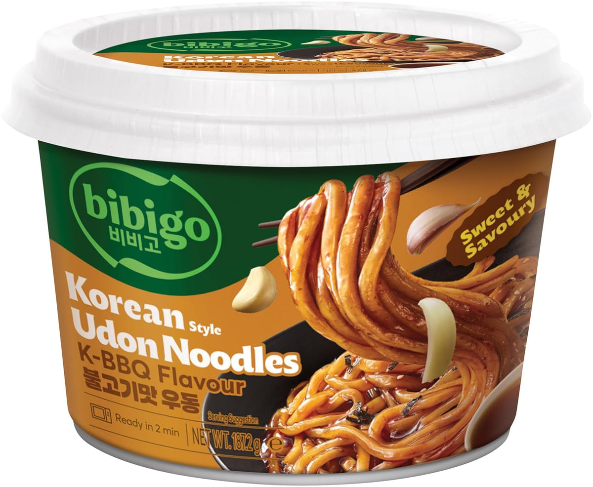 BIBIGO - Grillede koreanske Udon-nudler - (1 x 187,2 g)