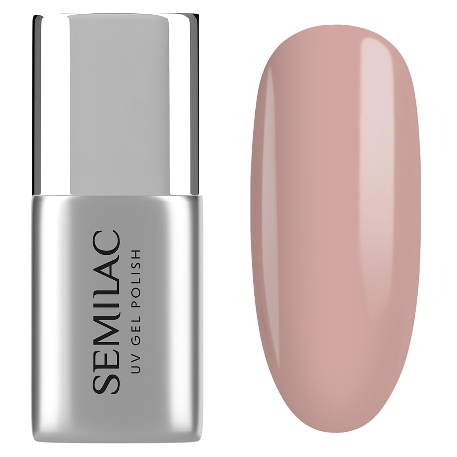 Semilac Pure & Clean UV neglelak base 7ml – Selvnivellerende hybrid base til følsomme negle