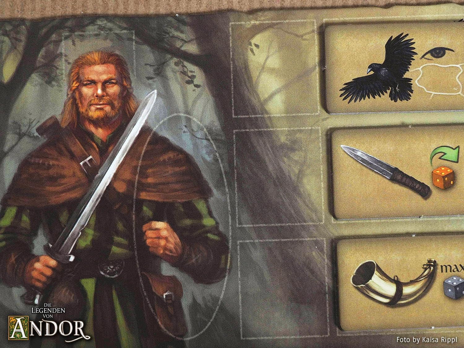 Kosmos 683122 Legendele din Andor - Big Box, joc de bază (Kennerspiel des Jahres 2013) și expansiuni suplimentare, Clasicul fantasy, joc de societate fantasy cooperativ, vârste de la 10 ani în sus