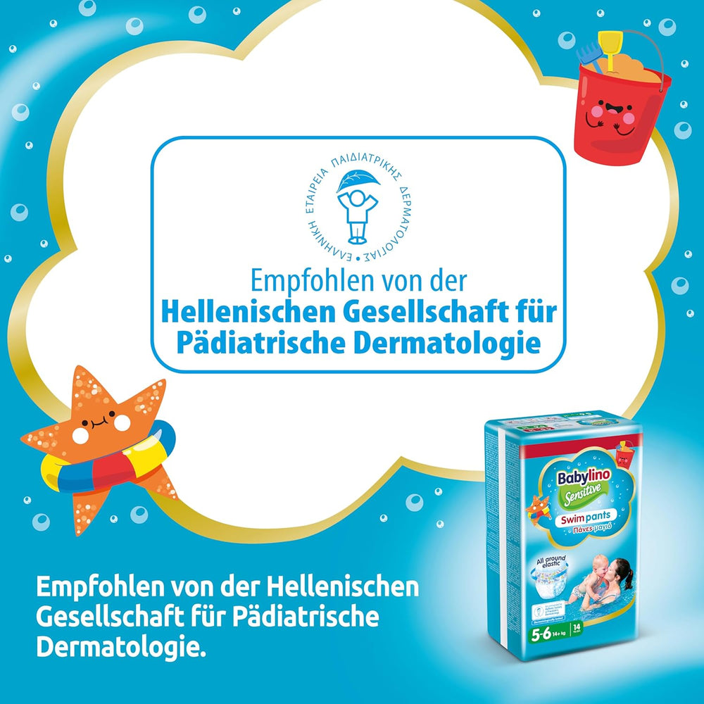 Bleer Sensitive svømmebukser, til hav og pool, str. 5-6 (over 14 kg), 84 stk.