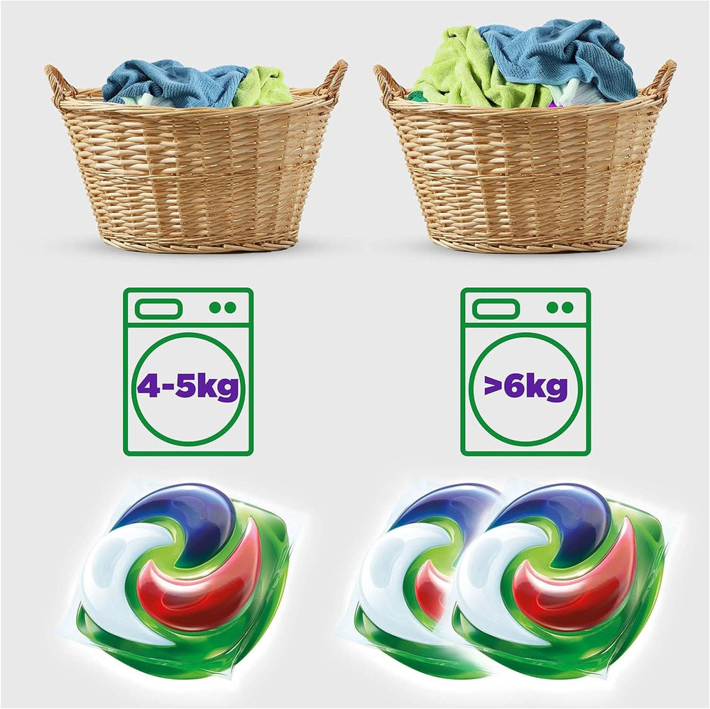 Ariel Allin1 PODS, Farve+ flydende vaskemiddelkapsler 53 vaske, fremragende pletfjernelse i den første vask Vaskemidler Rufe Naty Shop