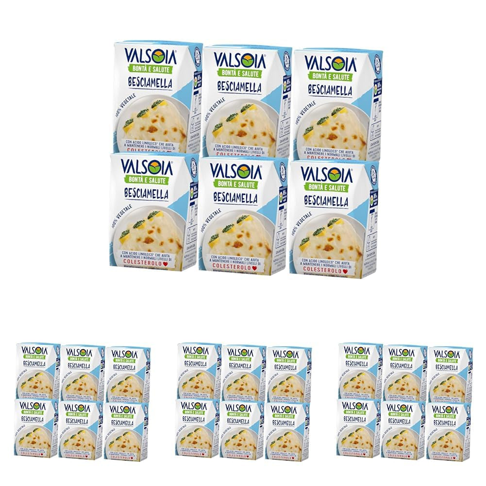 Béchamel balsam, Laktosefri Béchamel, Alsidig i madlavning, Ideel til veganere og vegetarer, 6 x 200 ml