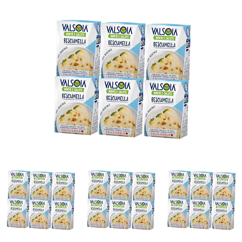 Béchamel balsam, Laktosefri Béchamel, Alsidig i madlavning, Ideel til veganere og vegetarer, 6 x 200 ml