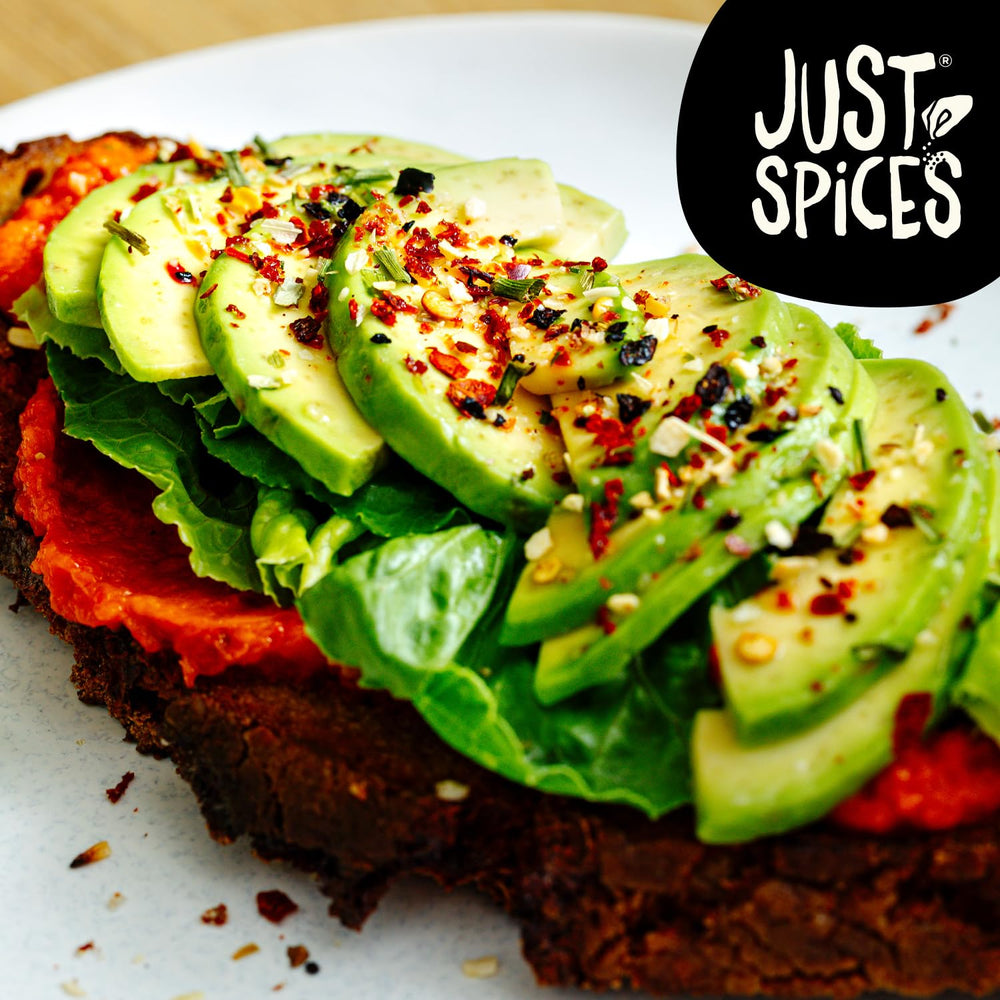 Just Spices Chili Hvidløg Salt I Gewürzmix, der zu allen Gerichten schmeckt I Gewürzdose, 55 g