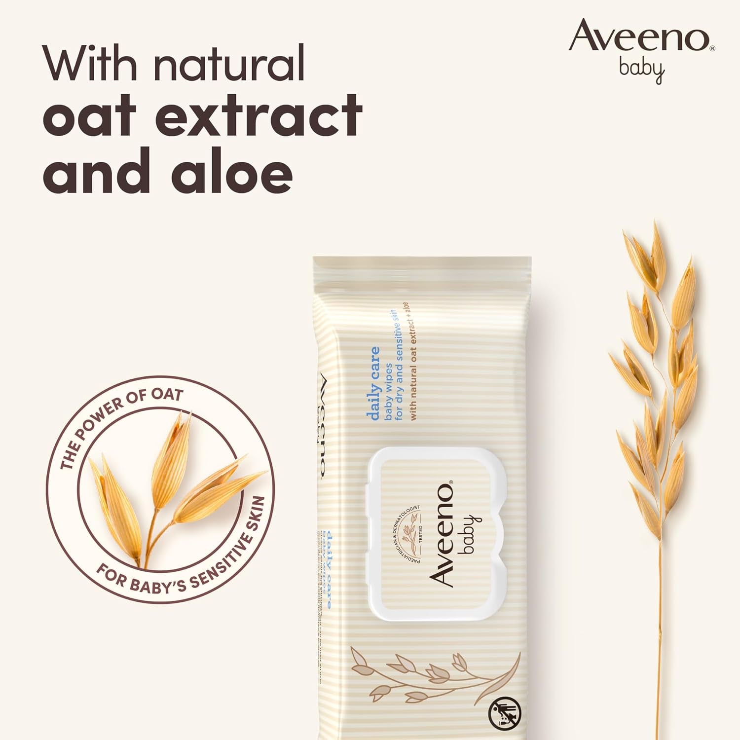 Daglig pleje vådservietter, renser skånsomt og effektivt følsom hud, Baby Essentials, hvid, 12 stykker (i alt 864 servietter)