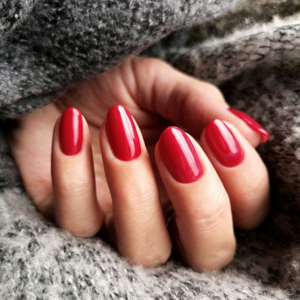 Semilac UV Neglelak 027 Intense Red 7ml Hottie Collection