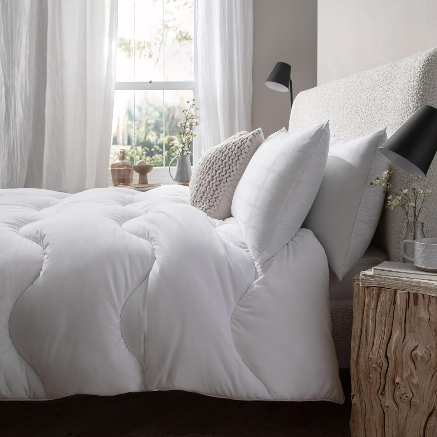 Allergy Defense Dyne, 4,5 Tog, lavet af genbrugsmaterialer, anti-allergifremkaldende og hypoallergen, Super King Size seng Dyner og dyner Naty Shop