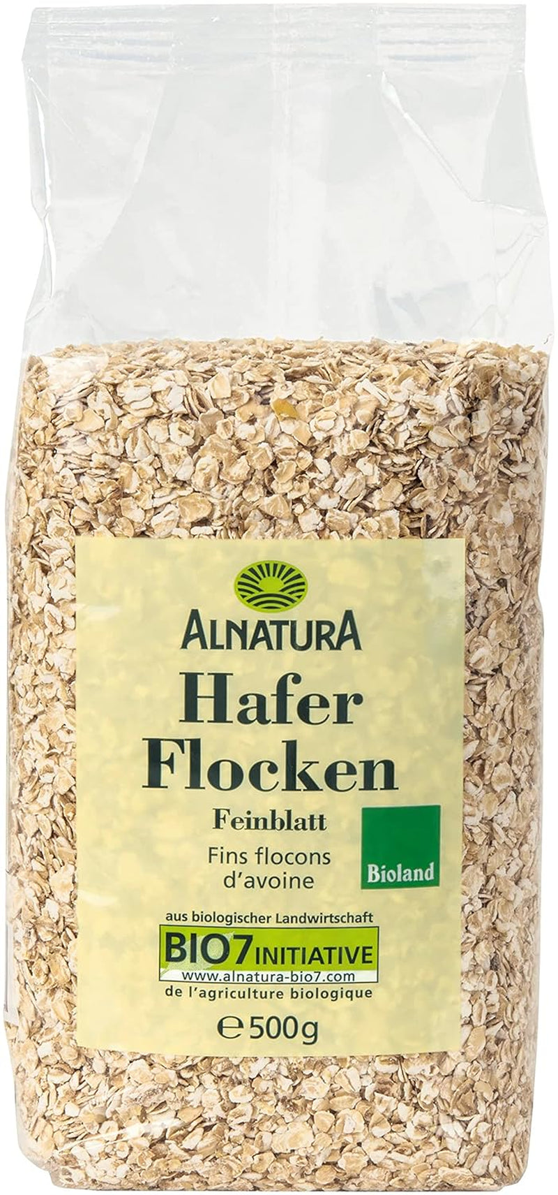 Økologisk havregryn, små flager, 500 g (1 pakke)