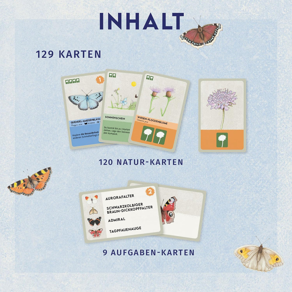 Kosmos 6848907 Kingdom of Flowers - En have fuld af sommerfugle Familiekortspil for alderen 10+ for 2-5 spillere