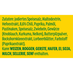 Knorr Würzmischung Chili Smag til hurtige retter til at krydre og krydre kartofler, pasta, grøntsager og mere 90 g