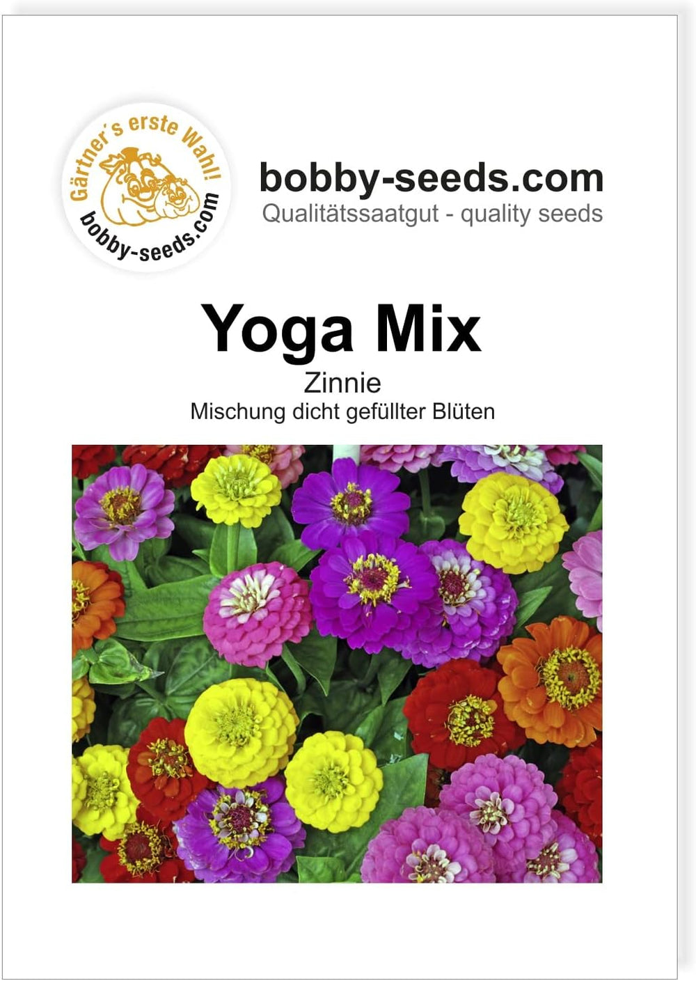 Blumensamen Super Yoga Mischung Zinie Portion
