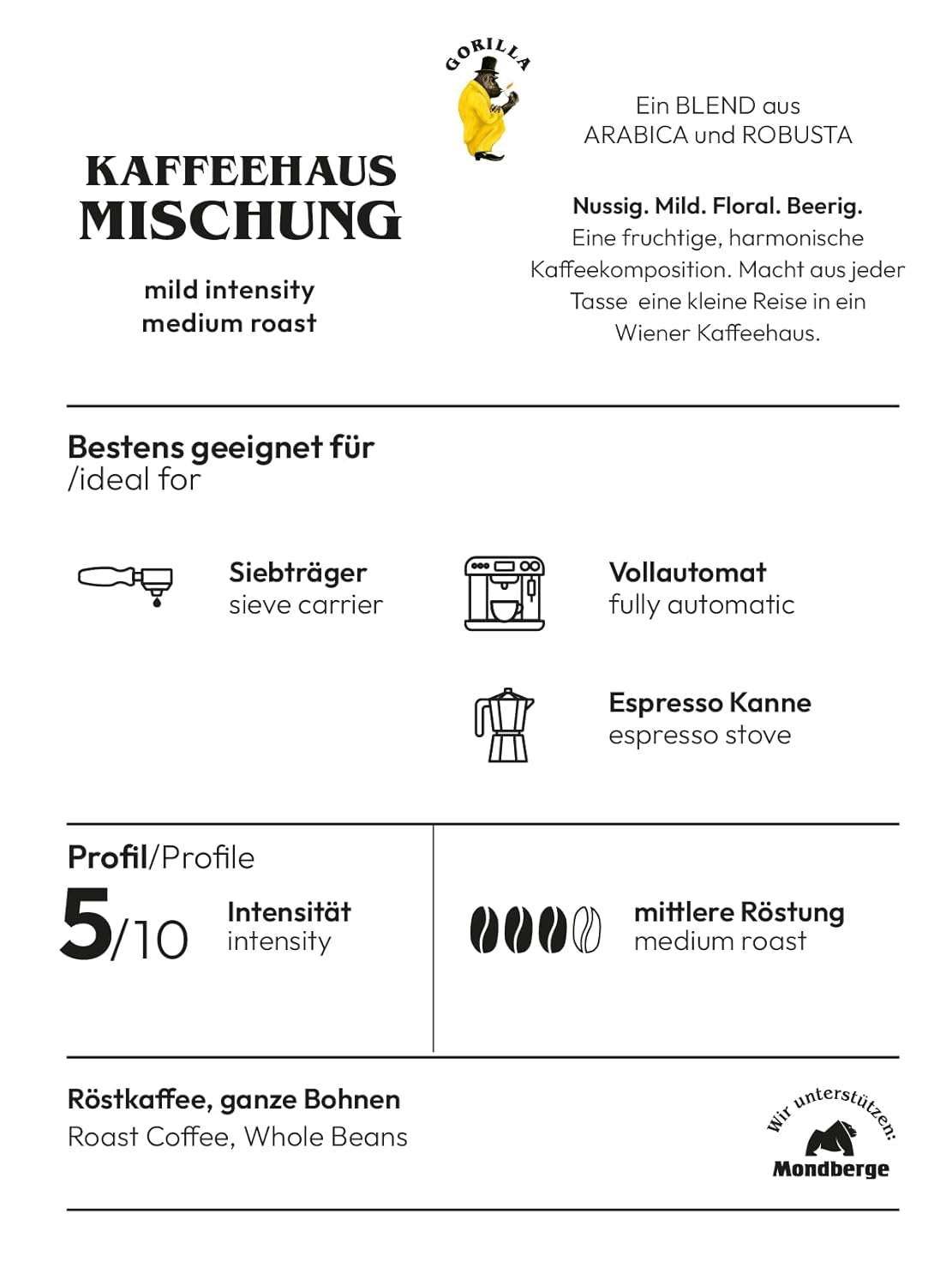 Joerges coffee house blend, 1 kg (Ambalajul poate varia) Cafea Naty Shop