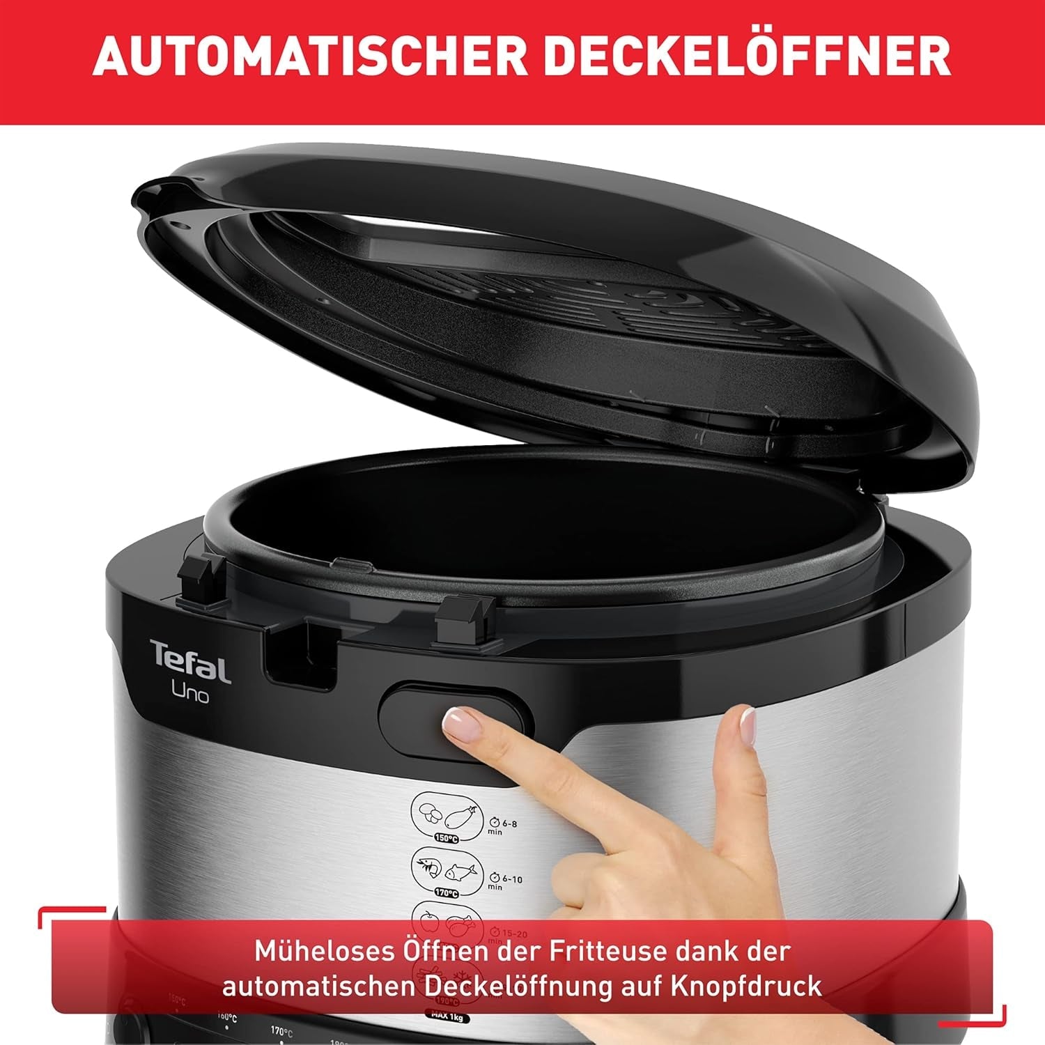 Frituregryde Tefal Uno M FF215D, 1470 Watt, kapacitet: 1 kg Naty Shop Appliances